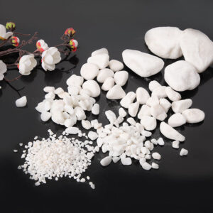 Sỏi trắng quay 2-4cm Thế giới sỏi trang trí- địa chỉ mua sỏi trang trí uy tín