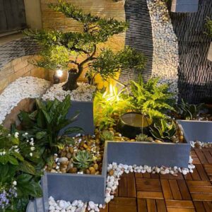 Mẫu trang trí sân vườn đẹp, trang trí ban công đẹp