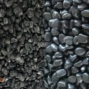 So sánh sỏi đen quay và sỏi đen bóng