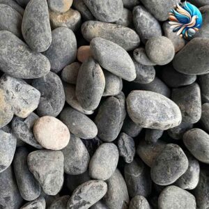 Sỏi đen quay trang trí